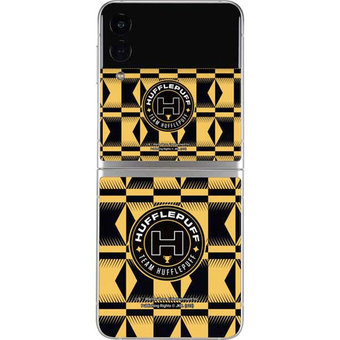 Wizarding Worlds Harry Potter Team Hufflepuff Galaxy Z Flip4 5G Skin
